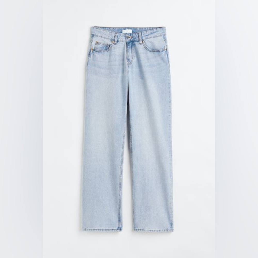 H&M Straight Low Jeans